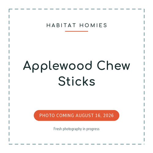 Applewood Chew Sticks. Product photo coming August 16, 2026.